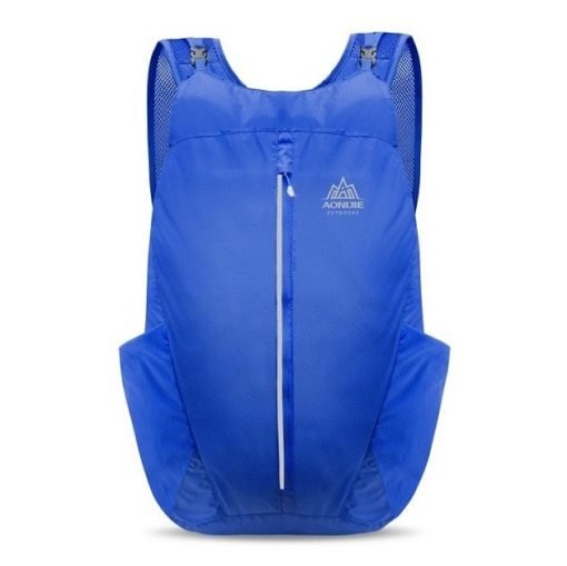 sac à dos ultra-léger pliant de randonnée trail marche nordique bleu