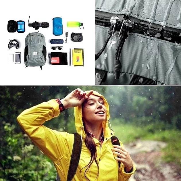 Sac à dos pliable ultra-léger 18L imperméable pour Marche Nordique Trail Randonnée Voyage | Nature Trek Bülnet 1541-468ca9.jpeg