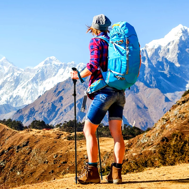 Bâton de Randonnée Carbone Télescopique et Pliable | NatureHigh 115-135 cm Bülnet Bâton de marche Carbone Télescopique et Pliable | NatureHigh 98-115 cm trail trekking nature