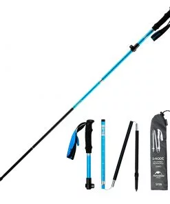 Bâtons Randonnée Télescopiques Bergipfel - 270 G - Réglable 115-130 Cm - Aluminium Aéronautique - 4 Embouts