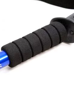 Bâton de marche télescopique 4 brins | WolfStick 51-115 cm bleu pliable poignée ergonomique