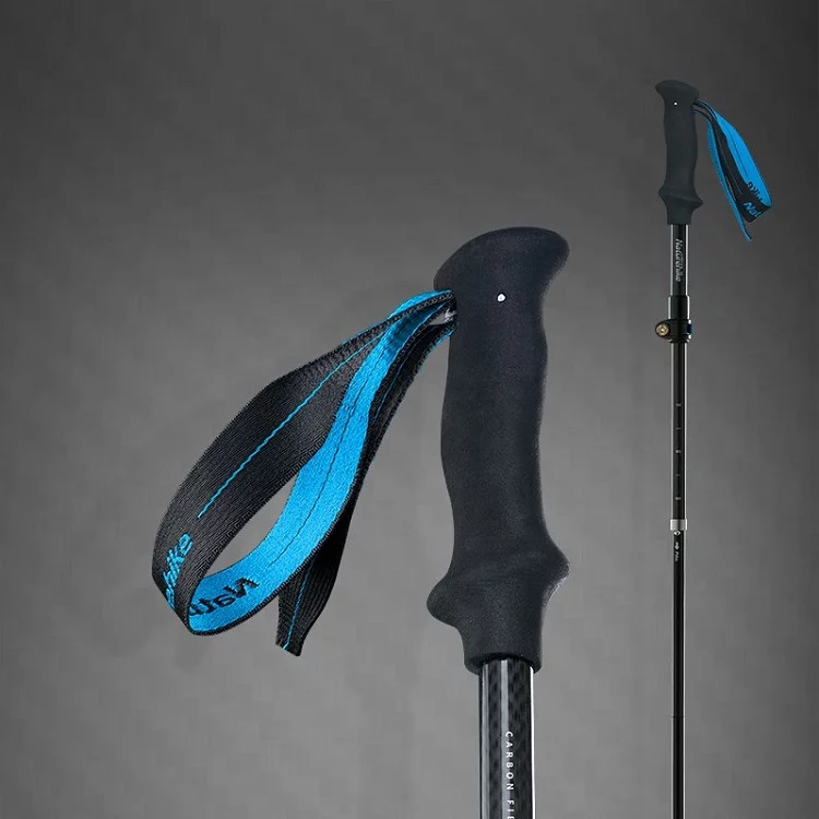 Bâton de Randonnée Carbone Télescopique et Pliable | NatureHigh 115-135 cm Bülnet Bâton de marche Carbone Télescopique et Pliable | NatureHigh 115-135 cm trail trekking nature bleu poignée eva ergonomique