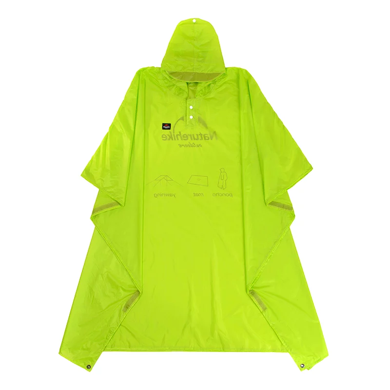 Poncho Tarp 3 en 1 | Rain Mountain vert coupe vent