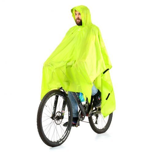 Poncho Tarp 3 en 1 | Rain Mountain vert vélo coupe vent