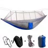 hamac avec moustiquaire randonnée camping voyage bivouac gris