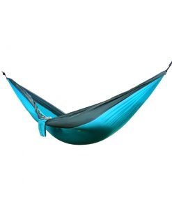 Hamac de voyage Ultra Léger | Light Travel plage randonnée camping nature sieste toile parachute pliable bleu